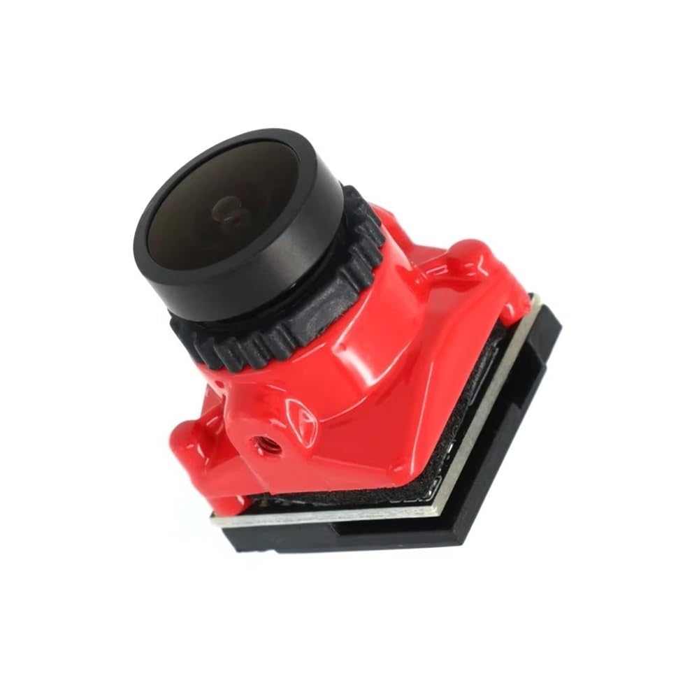FPV 1/8'' Obiettivo Starlight 1800TVL 2.1mm NTSC e PAL (commutabile) 4:3 16:9 WDR for RC FPV Racing Drone(1800TVL 2.1mm Red)