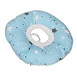 Star Pattern Side Sleeper Pillow with Ear Piercing Hole Pressure Relief for Ear Sore Guard Donut Shaped Pillow for Side Sleeping Ear Comfort Cushion for Side Sleepers with Ear Piercings