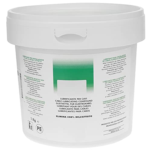 BeMatik - Lubricante Gel bidón 5Kg para inserción de Cable en tuberías de plástico