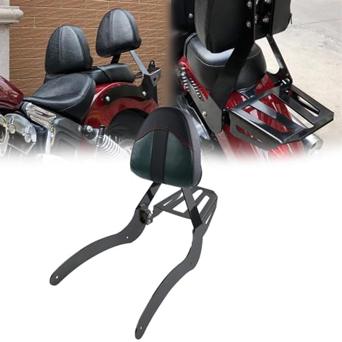 Dossier Passager Sissy Bar avec Porte-Bagages Amovible 2 en 1 pour Scout 2015-2023
