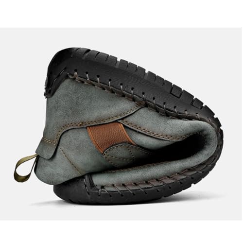 Beelovy Shoes for Men, Easestep Leather Sneakers, Soft Comfort & Orthopedic Support Handmade Boots3