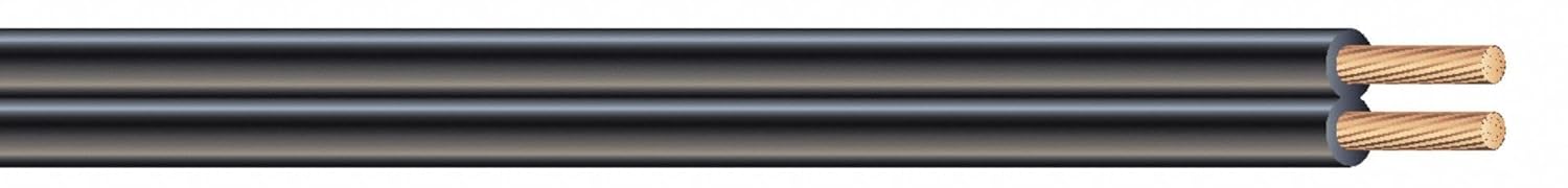 Southwire 55213444 12/2 Landscape Cord, 12V - 65V Low Voltage, 250', Black