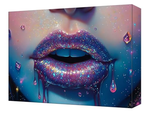 Peinture Numero Adulte Sexy Lèvres pour Évacuer le Stress par l'Art