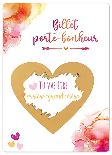 Joli Coon Carte a gratter annonce grossesse - Tu vas être arriere-grand-mere - Annonce grossesse arriere-grand-mere