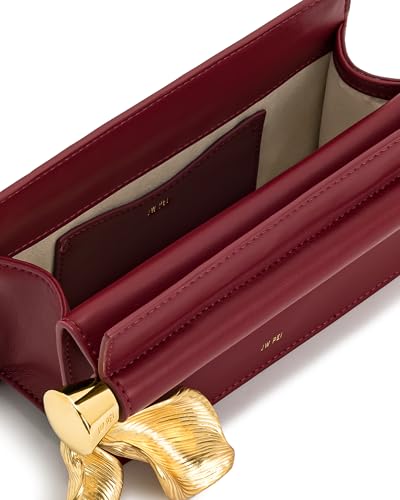 JW PEI Women's Holly Metal Pendant Embellished Clutch - Claret