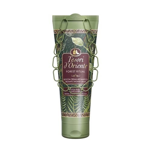 Tesori D'Oriente - Doccia Crema Forest Therapy Dalle Note Floreali Di Ninfea Bianca E Legno Di Hinoki, Deterge Dolcemente La Pelle, Dona Relax E Benes
