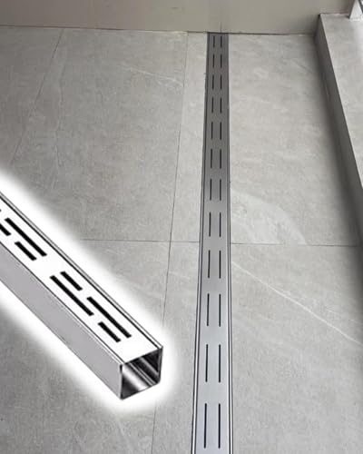 Drain de tranchée en acier inoxydable de 100cm pour cave et jardin