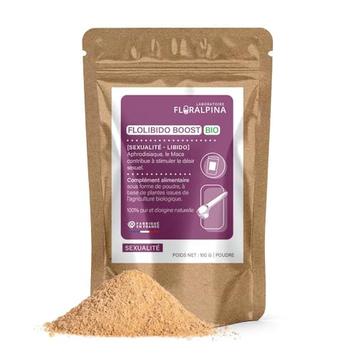 FloLibido Boost Bio - bois bandé bio - Puissant Aphrodisiaque Naturel - Effet immédiat pour Homme et Femme - Ginseng, Tribulus, Gingembre | Made in France,...