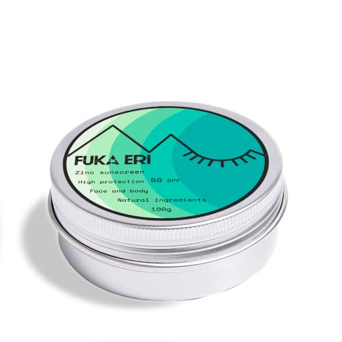 Fuka Eri mineral zinc sunscreen, non-nano. Natural ingredients, High protection 50 SPF. Vegan - Image 3