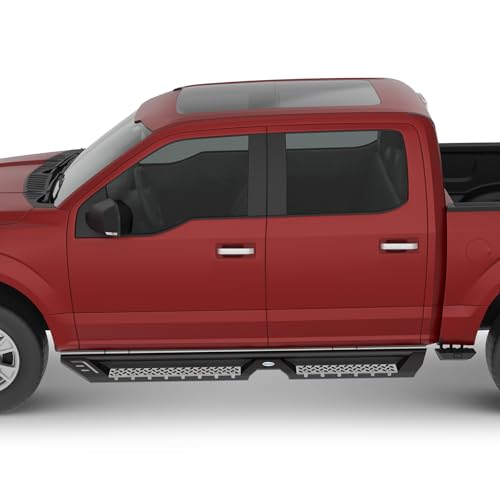 Estribos laterales acero inoxidable Ford F150 SuperCrew miniatura 2