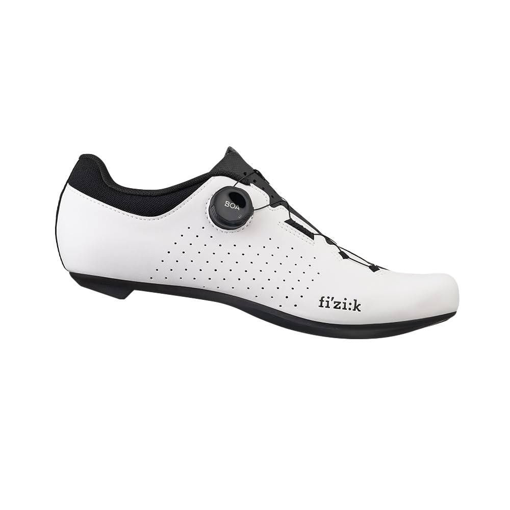 Fizik Unisex Vento Omna Road-Biking-Shoes, White/Black, 7 US Men