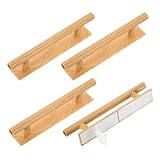 Matériau robuste : notre poignée de porte autocollante est fabriquée en plastique, qui est léger dans son ensemble, durable, résistant à l'usure et a une bonne résistance aux chocs, et peut résister à la force d'ouverture et de fermeture quotidiennes des portes