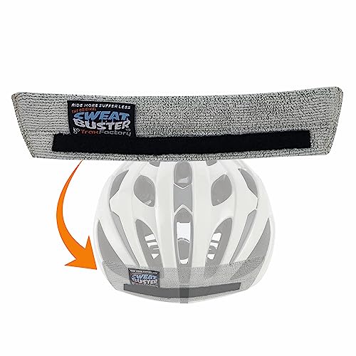 Sweat Buster Bike Helmet Sweatband Light Gray