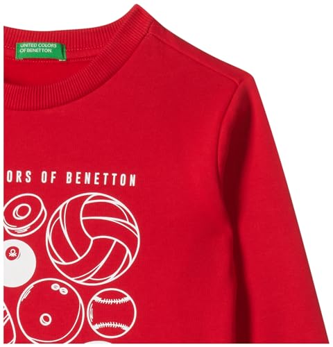 Image of United Colors of Benetton Boys Poly Cotton Crew Neck Sweatshirt