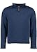 Produktbild OS Trachten Orbis Herren Fleecepullover Strickfleece Freizeitpullover Troyer hochgeschlossen Wukom, Größe:XL, Farbe:Marine