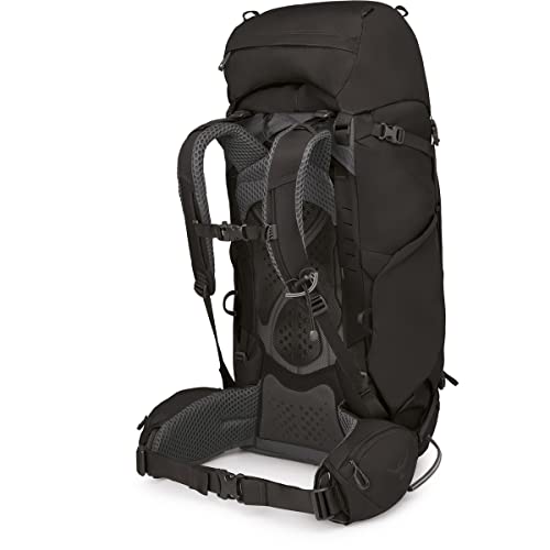 Image of Osprey Kestrel 58L Men's Backpacking Backpack, Black, L /XL
