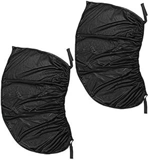 2PCS Car SUV Premium Rear Side Window Sun Visor Shade Mesh Cover Shield Sunshade UV Protector, Universal Fit Car Baby Sun Shade Travel Kit Bundle