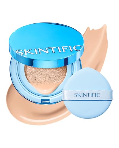Image of SKINTIFIC Velvet Matte Cushion Foundation Blue #01 Vanilla