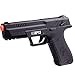 Game Face GFAP13 AEG Electric Full/Semi-Auto Airsoft Pistol Kit, Black