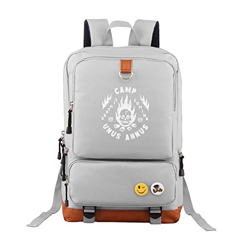 RUHUA Unus Annus Casual Backpack Unisex Large Capacity Travel Bag Laptop Bag One Size (White)