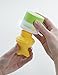 Sun-Easy Sunscreen Applicator, Refillable Roll-On with Sponge for Kids and Babies, Fun, Fast and Mess-Free application, Holds 80 ml, Fish/Pink Cap