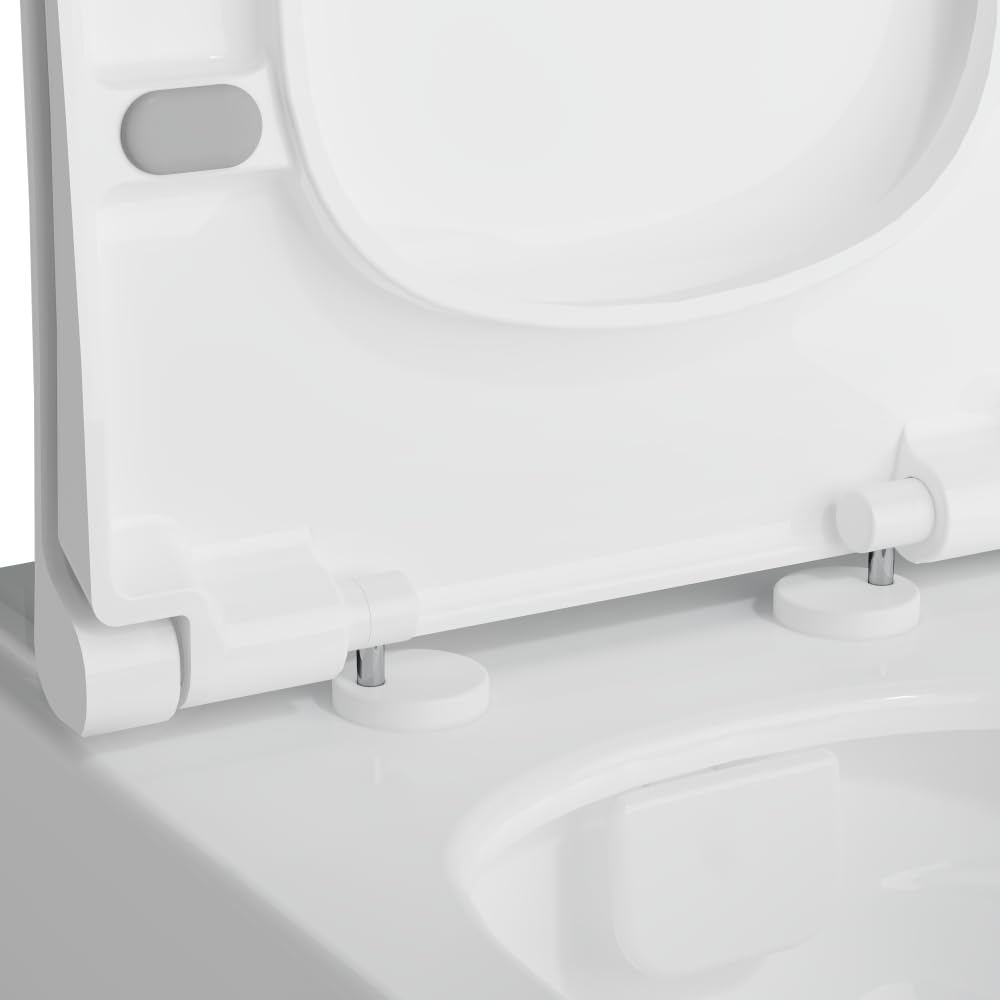 VitrA Integra Klozet Kapağı 121-003-909, Yavaş Kapanır, Kolay Sök-Tak, Etekli Tip, Beyaz, 2 Yıl Garantili