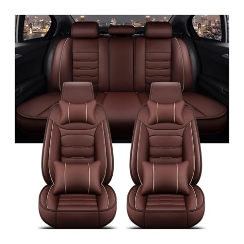 Housse siege auto universelle de prestige marron cafe pour 5 places serie X