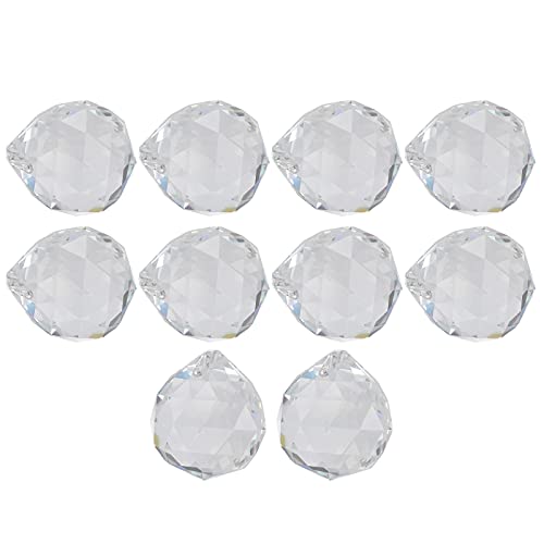 Bola de cristal, lindo pingente de cristal suspenso para jardim para árvore de Natal