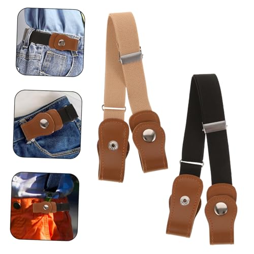 BESTYASH 2pcs Boys Girls Elastic Waist Belts Boys and Girls Belts for Toddlers Stylish and Comfortable2
