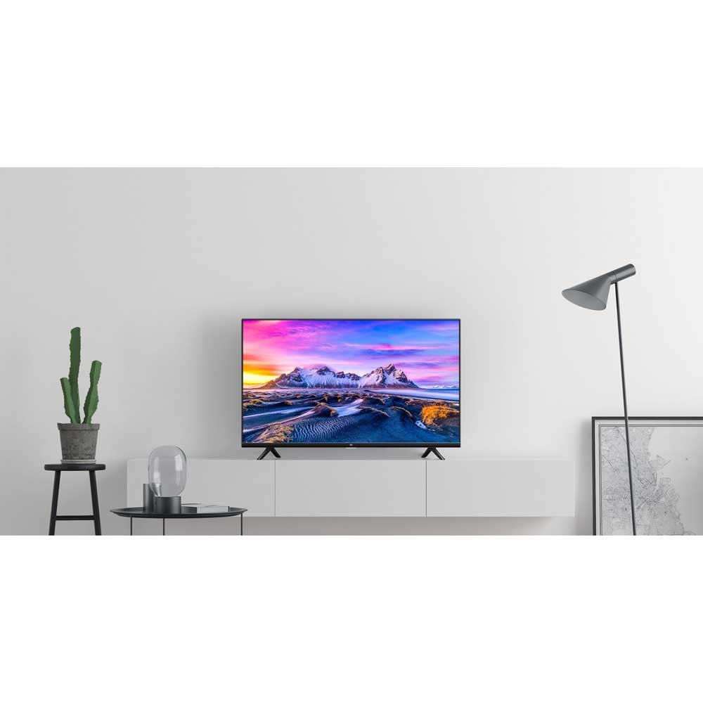 Xiaomi Smart TV P1 32 pouces (Frameless, HD, Android 9.0, Prime Video, Netflix, Google Assistant, Compatible Alexa, Bluetooth, 3 HDMI, 2 USB) [Model 2021] L32M6-6AEU Noir