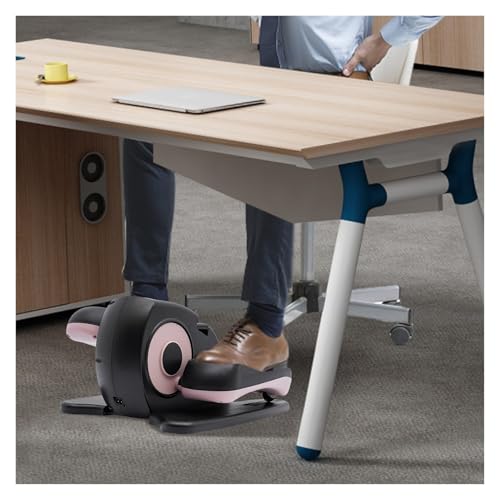 Machine entraîneur elliptique sous le bureau et mini pédale de pied avec télécommande silencieuse