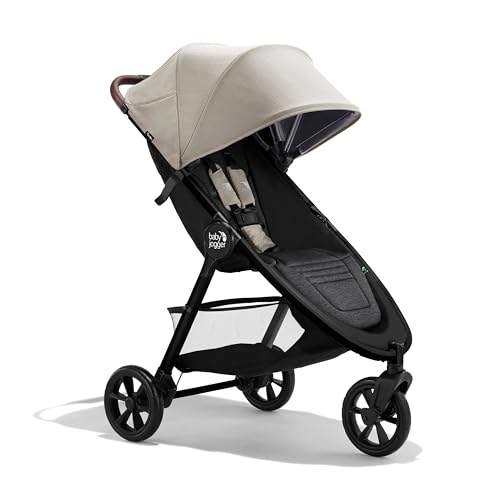Baby Jogger City Mini GT3 All Terrain Stroller with Forever Air Rubber Tires and All Wheel Suspension with Magnetic Buckle and No-Rethread Harness, Height-Adjustable Handlebar, and Foot Brake by Baby Jogger - Used condition - CA$459.99