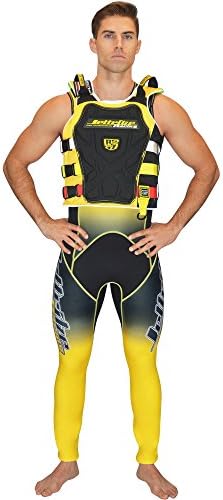 RS-17.2 Side Entry Vest Jet Ski Life Jacket PWC Jetski Watercraft (Yellow, S/M)