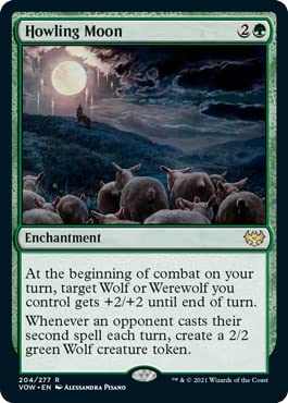 Amazon.com: Magic: the Gathering - Howling Moon (204)