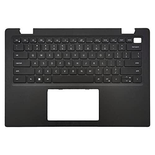 LTPRPTS Replacement Laptop Upper Case Palmrest Backlit Keyboard Assembly Part for Dell Latitude 14 3420 E3420 04PX9K 4PX9K Black