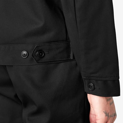 Dickies Unlined Eisenhower Jacket, BLACK, L RG