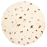 Burritos Wrap Blanket, Food Creations Tortilla Blanket, Novelty Food Throw Blanket for Kids (yellow0