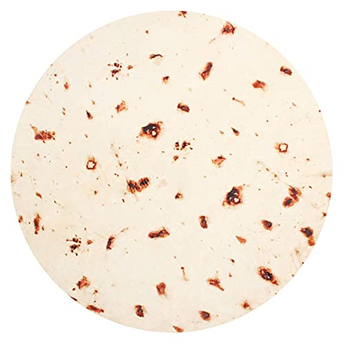 Burritos Wrap Blanket, Food Creations Tortilla Blanket, Novelty Food Throw Blanket For Kids (Yellow02, 60Inch) #TOP10