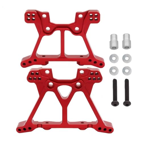 RC�������i For Traxxas For Slash 6838 6839 1/10 1�Z�b�g �t�����g&���A�V���b�N�^���[ ���^���L�b�g 4WD RC�J�[�����p�A�b�v�O���[�h�A�N�Z�T���[(Red)