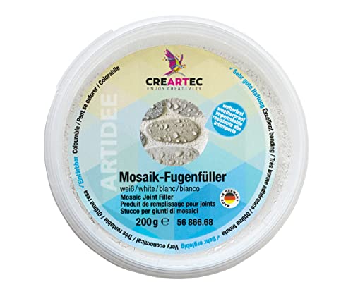 Artidee CREARTEC Mosaik-Fugenfüller - für den Außenbereich geeignet - 200 g - Made in Germany