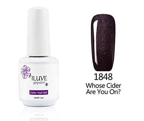 iLuve Long Lasting Soak Off Nail Polish with 238 Color Choices, 1 bottle with 15ml of UV Gel Polish, Whose Cider Are You On Color #1848