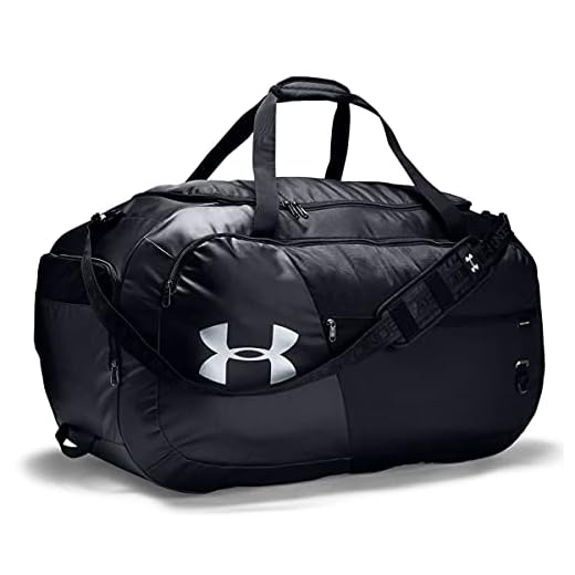 Under Armour Undeniable 4.0 Duffle XL, wasserabweisende Sporttasche, sportliche Umhängetasche Unisex, Black / Black / Silver , Einheitsgröße