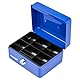HMF 10215-05 Geldkassette 15 x 12 x 8 cm, blau