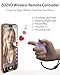 ZOZVO Wireless Remote Controller for iOS/Android Bluetooth Remote Control for TikTok Scrolling/Camera/Video Recording/Kindle App (Light Purple)