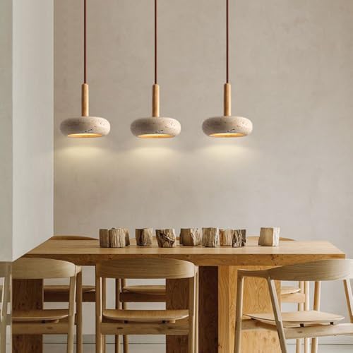 Lámpara colgante moderna de travertino para iluminar islas 3