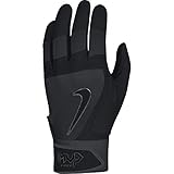 Nike MVP Edge Baseball Batting Glove Black Size X-Large