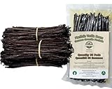50 Vanilla Beans Bulk For Making Vanilla Extract Grade A - NON-GMO Fresh Pods, 