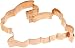 Old River Road Jumping Bunny Shape Cookie Cutter, Copper