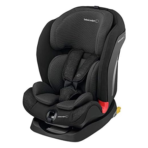 Bébé Confort TITÁN 'Nomad Black', Silla de auto, grupo 1/2/3, 9-36 Kg, convertible, reclinable, ISOFIX, 9 meses-12 años, color negro
