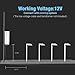 GOODSMANN Low Voltage Landscape Path Lights 8PK Kit 0.6W LED Sidewalk Landscape Lighting 22 Lumen Outdoor Electric Walkway & Pathway Lights Wired Bronze Finish 3100K Warm White with Cable Connectors